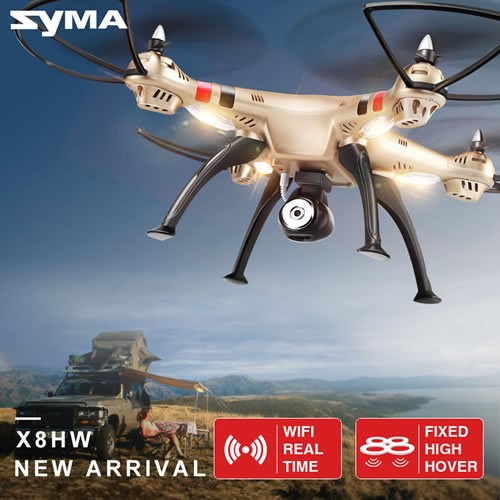 Syma 2.4G X22W Quadcopter Drone 4CH Remote Control Headless Helicopter Camera UK 