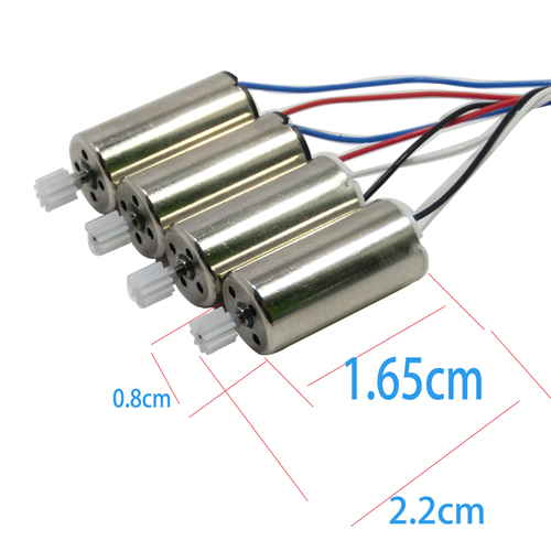 4Pcs Main Motor CW/CCW Repair Spare Parts for Syma X5UC X5UW RC Quadcopter 