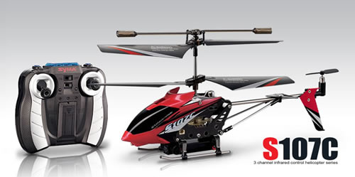 Syma S107C 3CH RC helicopter with HD 