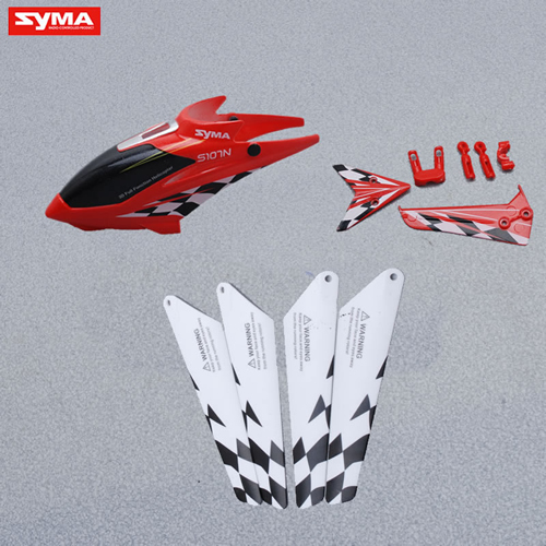 S107N-03-Head-cover-Main-blades-Tail-decorations-Red