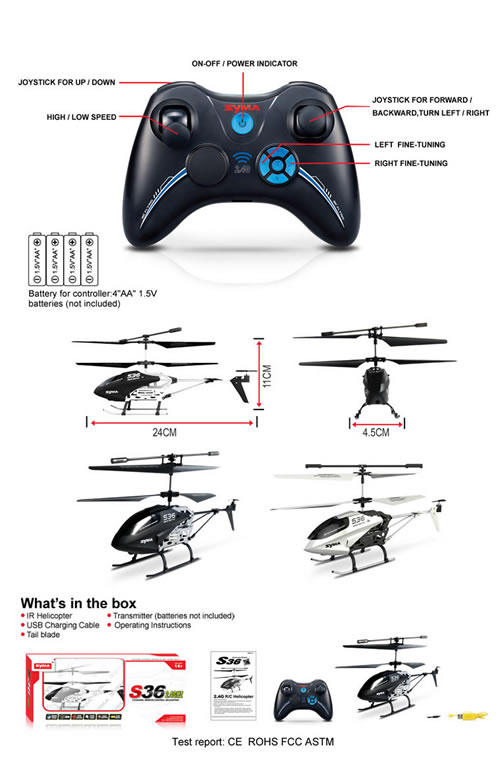 syma s36 rc helicopter