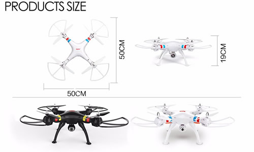 Syma X8C Venture with 2MP 5MP Wide Angle Camera 2.4G 4CH RC Quadcopter White