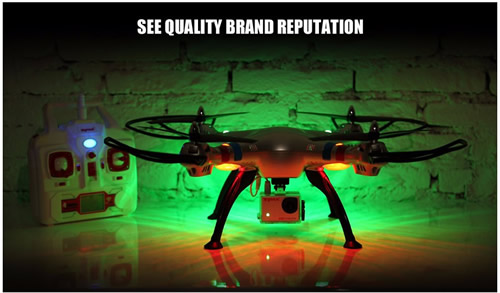 Syma X8C Venture with 2MP 5MP Wide Angle Camera 2.4G 4CH RC Quadcopter White