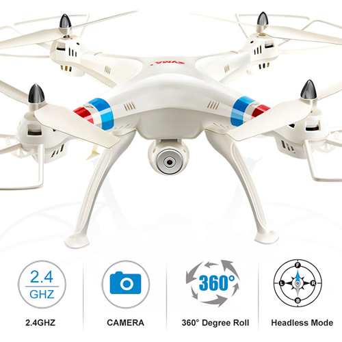 Syma X8C Venture with 2MP 5MP Wide Angle Camera 2.4G 4CH RC Quadcopter White