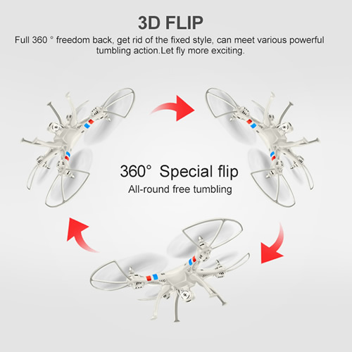 Syma X8C Venture with 2MP 5MP Wide Angle Camera 2.4G 4CH RC Quadcopter White