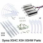 Syma Drone Full Set Parts Motor Gear Blade Cover Main Gear Motor Engine Propellers Landing Tripod Gear Protective Ring For Syma X5HW X5HC Quadcopter