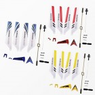Syma 3 Set 3 Colors Syma S107G RC Helicopter Spare Parts Main Blades Set Replace Accessories