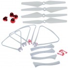 Syma 4pcs CW CCW Blade Propellers With Blade Cover + Landing Gear Protective Frame for Syma 8500WH Large RC Drone Quadcopter