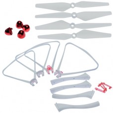 Syma Spare Parts CW CCW Blade Propellers With Blade Cover + Landing Gear Protective Frame for Syma X8S X8SC X8SW RC Drone Quadcopter