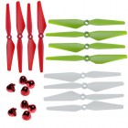 Syma 12 PCS/ 3 Set 3 Colors CW CCW Blade Propellers With 2 Set/ 8pcs Blade Cover for Syma 8500WH Large RC Drone Quadcopter