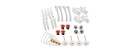 Syma Spare Parts Main Stand + Main Gear + Blae Lockstitch Set + Landing Gear Protective Frame Blade Propeller With Blade Cover for X8 PRO X8PRO RC Drone Quadcopter
