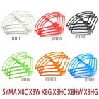 Syma 6 Color 6 Set Syma X8C X8W X8G X8HG X8HW RC Drones Blade Frame Propellers Protection Ring Frame Helicopter Toy Spare Parts