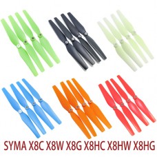 Syma 6 Color 6 Set Syma X8C X8W X8G X8HC X8HW X8HG Spare Parts Propellers Main Blade RC Quadcopter Drone Accessories