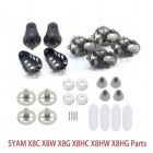 Syma Black Color Syma X8C X8W X8HC X8HW X8HG RC Quadcopter Drone Spare Parts Part Main Gear Frame Spindle Sleeve Motor Cover Accessories Kits