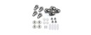 Syma Silver Colors Syma X8C X8W X8HC X8HW X8HG RC Quadcopter Drone Spare Parts Part Main Gear Frame Spindle Sleeve Motor Cover Accessories Kits