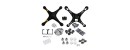 Syma Black Color SYMA X8C X8W Parts Kits Main Body Shell Cover Gear Propeller Protective Frame And Hight Landing Skids ect.