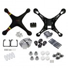 Syma Black Color SYMA X8C X8W Parts Kits Main Body Shell Cover Gear Propeller Protective Frame And Hight Landing Skids ect.