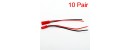 Syma 20 PCS/ 10 Pair Syma X54HC Spare Part Receiver Board and Battery Wire for Syma X54HC X54HW X56 X56W RC Quadcopter Drone Accessories