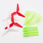 Syma Drone Spare Parts Upgrade 3 Blade Propeller(Red White) + Landing Gear Protective Frame for Syma X5HC X5HW RC Quadcopter Accessory