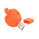 Syma 3.7V Lithium Battery USB Portable Charger(Orange Apple Shape) 1 to 4/ 4 in 1 Drone Model Airplane Li po Battery Charger