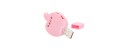 Syma 3.7V Lithium Battery USB Portable Charger(Pink Apple Shape) 1 to 4/ 4 in 1 Drone Model Airplane Li po Battery Charger
