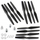 Syma 3 Sets Black Blade Propellers + Blade Lockstitch Iron Shaft Blade Cover for Syma X8C/W/G X8HC/W/G RC Quadcopter Blade Propellers Accessory