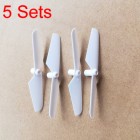 Syma 5 Sets White Color Syma X13 RC Quadcopter Main Blade for X11 X11C X13 RC Drone Blade Propellers Replacement Spare Parts