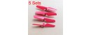 Syma 5 Sets Red Color Syma X13 RC Quadcopter Main Blade for X11 X11C X13 RC Drone Blade Propellers Replacement Spare Parts