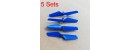 Syma 5 Sets Blue Color Syma X13 RC Quadcopter Main Blade for X11 X11C X13 RC Drone Blade Propellers Replacement Spare Parts