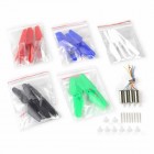 Syma 5 Sets 5 Colors Blade Propellers + 4 PCS CW CCW Main Motor and 2 Sets Main Gears Set With Iron Shaft for Syma X11 X11C X13 RC Quadcopter Drone