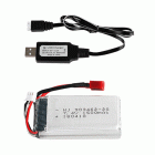 Syma 7.4V 1500mAh High speed Car Lithium Battery + 7.4V USB Wire for WLtoys L959 L969 L979 L202 K959 TY923G RC Toys BestSelling