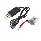 Syma Spare Parts 3.7V 150mAh Battery + USB Charging Wire for Syma X2 RC Quadcopter Drone