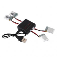 Syma 4in1 Battery Charger With 4pcs 3.7V 150mAh Battery for Syma X2 RC Drone Quadcopter Spare Parts 