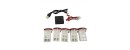 Syma 3.7V Battery Charger 1 to 5 Balance Charger Wiht 5PCS Conversion Line + 5PCS 3.7V 500mAh Battery for Syma X5UW D360H RC Quadcopter BestSelling