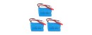 Syma 3PCS 7.4V 1100mAh Battery for Syma S31 S031G RC Helicopter