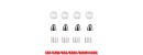 Syma 24 pcs/set SYMA Spare Parts Spindle Sleeve + Blade cover + Iron Needles shaft For X8 X8C X8W X8G X8HC X8HW Quadcopter Drone BestSelling