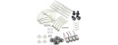 Syma Full Set White Color SYMA X8 Series Spare Parts Fit for X8C X8W X8G X8HC X8HW X8HG Propeller Gear Motor Frame Landing Gear Motor Cover ect. BestSelling