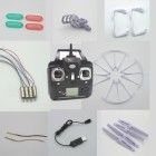 Syma X5C Light Bar CCW CW Motor Remote Control Protective Frames Landing Skids Lampshades Motor Frame Charger Blades for X5 X5C Done Bestselling