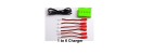 Syma 6 in 1 Charger Set + 6PCS Battery Charging Conversion Line for Syma D5500WH RC Quadcopter Drone Spare Parts Battery Charging