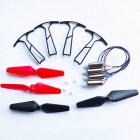 Syma 8PCS CW CCW Motors Blade Propellers + 4PCS Protective Ring + 4PCS Motor Gears for Syma SKY Phantom D1650WH RC Drone Quadcopter Spare Parts