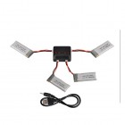 Syma 4 PCS 3.7V 350mAh Battery + 4 in 1 Balance Charger for Syma X3 RC Quadcopter