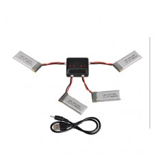 Syma 4 PCS 3.7V 350mAh Battery + 4 in 1 Balance Charger for Syma X3 RC Quadcopter