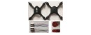 Syma X23 Main Body Set Black and 4PCS CW CCW Motors