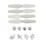 Syma 8PCS Blade Propeller Blade Cover + 4PCS Motor Frame for Syma X15W RC Quadcopter Drone