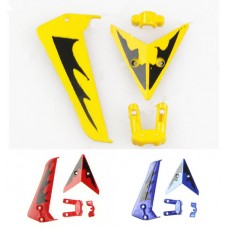 Syma 3 Sets 3 Colors Red Yellow Blue Tail Decoration for Syma S107G RC Helicopter