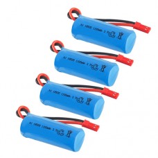 Syma 4 PCS 3.7V 1100mAh Battery for Syma S37 RC Helicopter