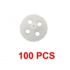 Syma 100 PCS White Plastic Main Gears 54T for Syma X5 X5C X5SW X5SW X5SC X5S X5HC X5HW X5UC X5UW RC Quadcopter Bestselling