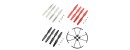 Syma 3 Sets 3 Colors Blade Propellers With 3 Sets/ 12 PCS Blade Cover + Protective Frame for XS809 XS809S XS809W XS809HW Drone Bestselling