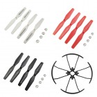 Syma 3 Sets 3 Colors Blade Propellers With 3 Sets/ 12 PCS Blade Cover + Protective Frame for XS809 XS809S XS809W XS809HW Drone Bestselling