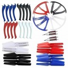 Syma 4 Colors 3 Piece Set Blade Propellers Protective Frames Landing Skids + 4PCS CW CCW Motor for Syma X5S X5SW X5SC X5SW-1 RC Drone